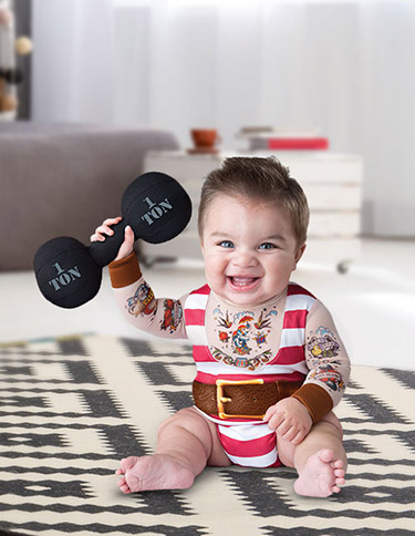 Baby Strongman Costume Baby Strongman Costume