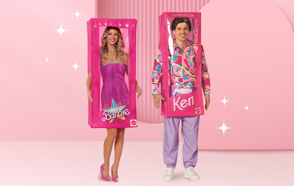 homemade barbie and ken costumes