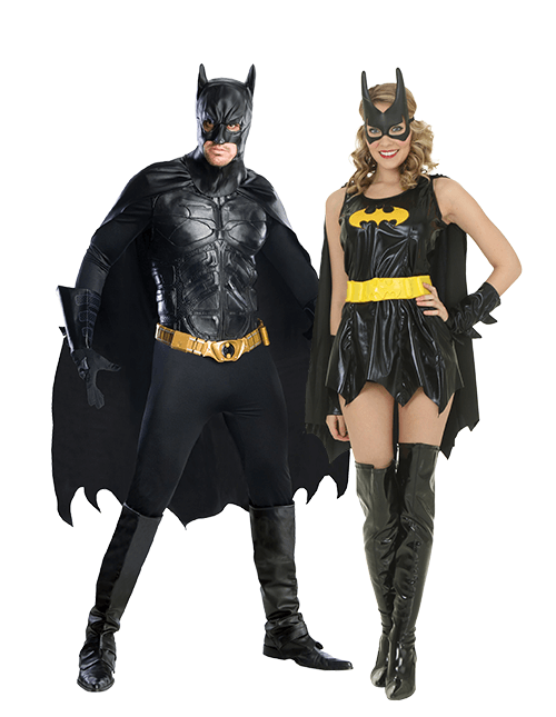 Arriba 47+ imagen batman and batgirl costumes
