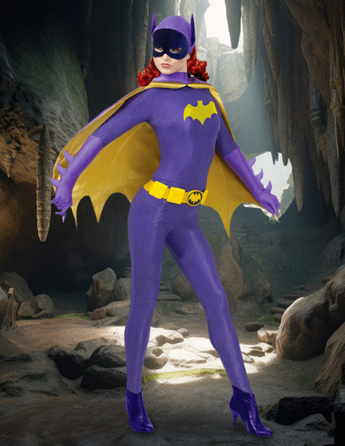 purple Batgirl costume