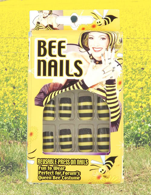 Queen Bee Costume Nails