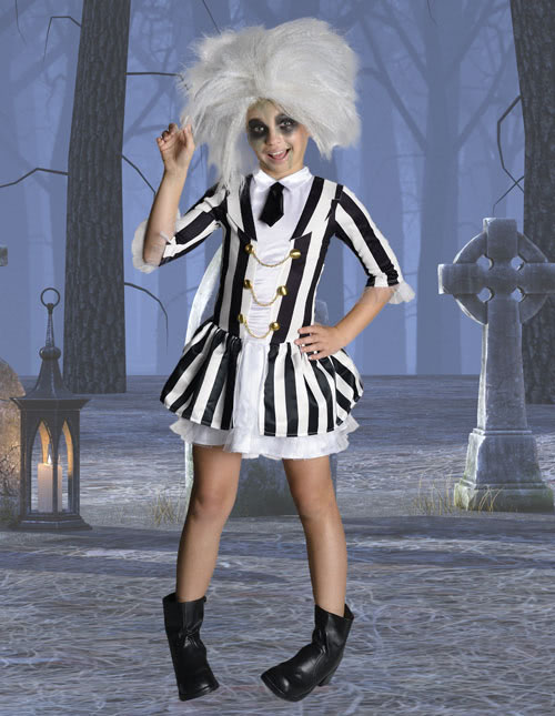 Beetlejuice Halloween Costumes for Adults Kids