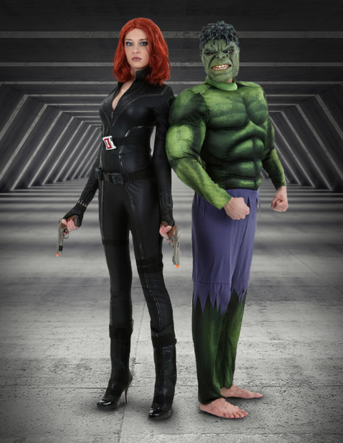 Black Widow and Hulk Cosplay