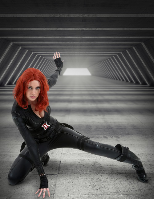 Black widow hot sale female costume