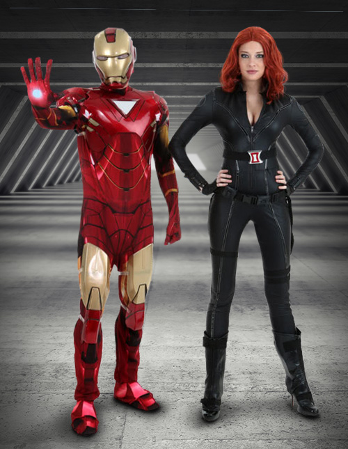 Iron Man and Black Widow Outfit Idea