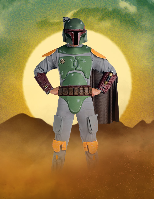 STAR WARS Deluxe Adult Mandalorian Costume, Mens Halloween Costume -  Officially Licensed