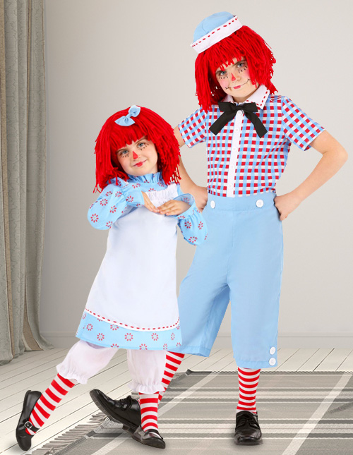 Raggedy Ann and Andy Halloween Costumes