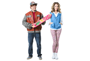 Back To The Future Costumes Doc Brown Marty McFly Costumes