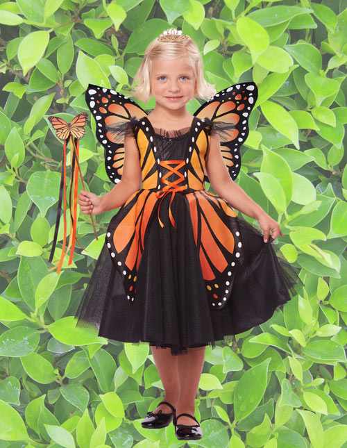 Butterfly Girl Child Cute Insect Halloween Bug Costume 