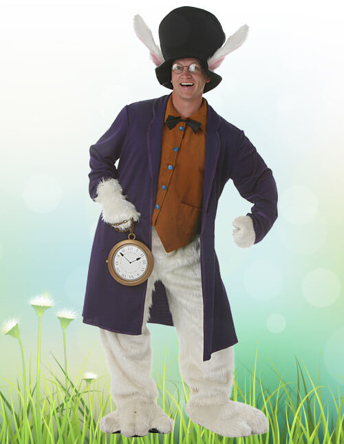 White Rabbit Adult Costume White Rabbit Adult Costume