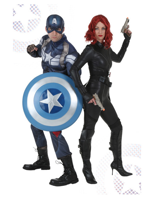 Captain America and Black Widow