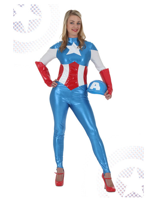Captain America Costumes Kids Woman - Captain America Woman Costume Diy