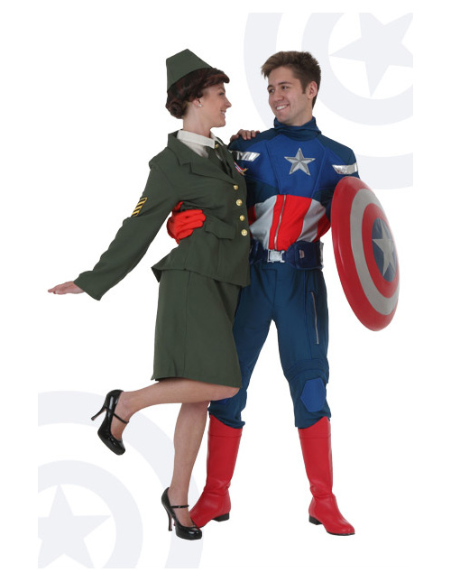 Captain America Costumes Adult Kids Woman Captain America Costumes