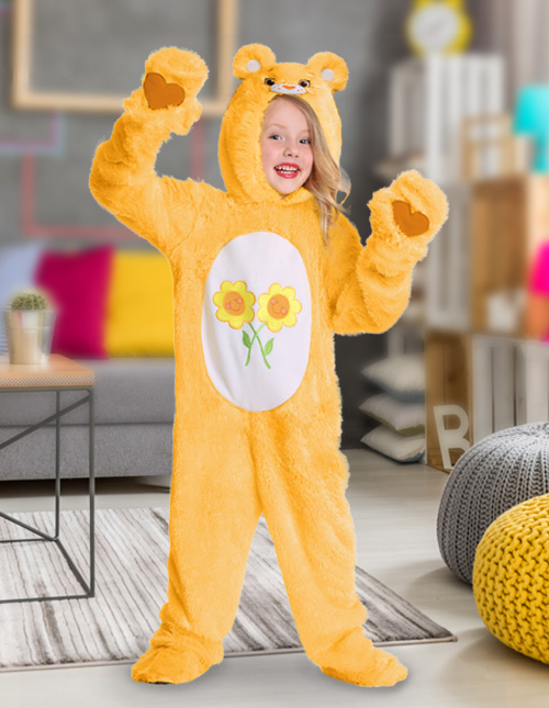 : Care Bears Cheer Bear Romper Women's Costume X-Small