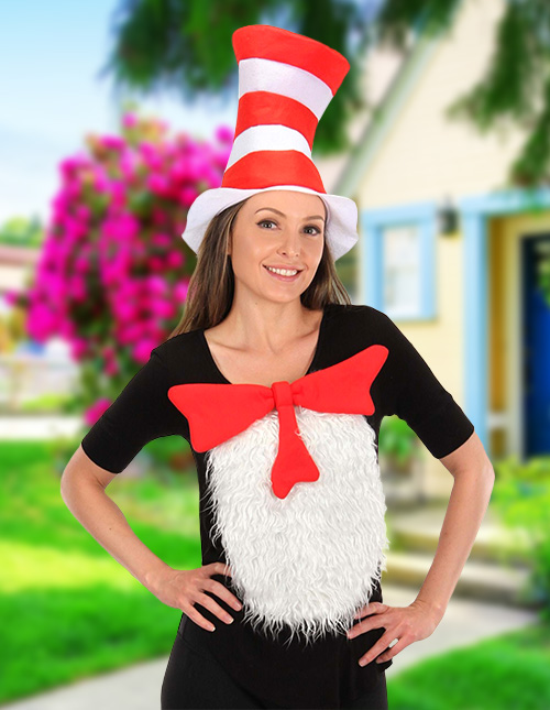 Cat in the hat onesie adults hot sale