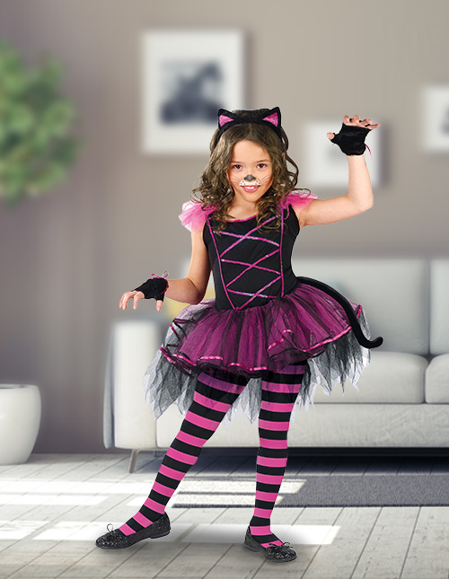 Cute cat shop costumes for girls