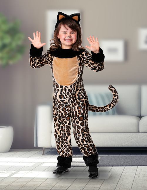 Girls' Leopard Costume