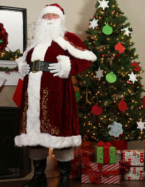 Incharacter Jolly Ol St Nick Santa Claus Holiday Christmas Jingle Xmas Costume