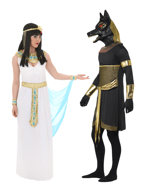 Cleopatra and Anubis Couples Costumes Cleopatra and Anubis Couples Costumes