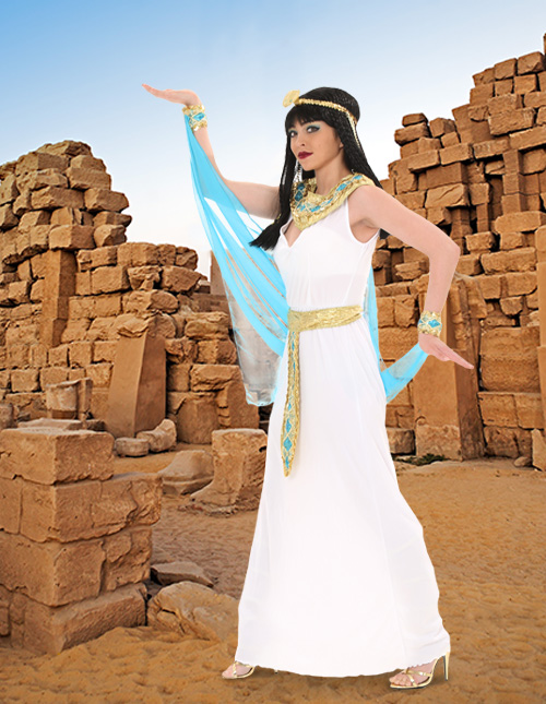 CHILD GIRLS CLEOPATRA EGYPTIAN QUEEN OF THE NILE PRINCESS KIDS COSTUME  GODDESS