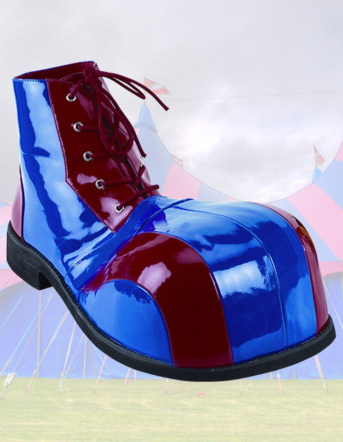Blue and Red Clown Shoes Blue and Red Clown Shoes