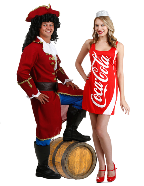 Captain Morgan y Coke Disfraces de Parejas