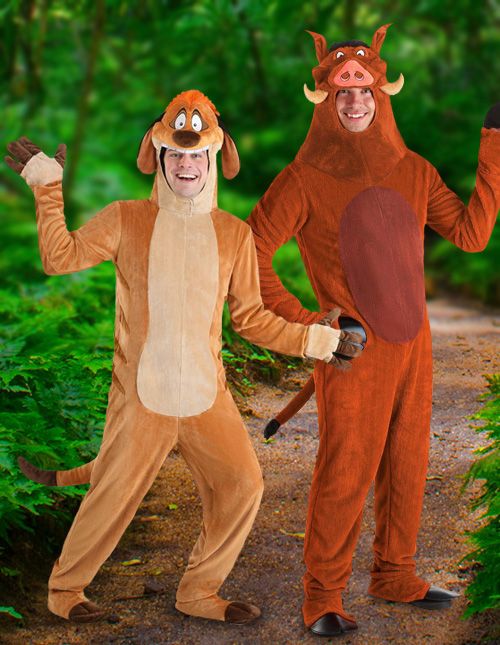 Simon and Pumbaa Costumes