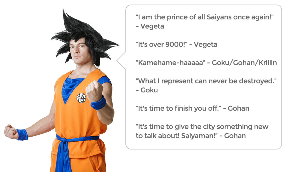 Dragon Ball Z Costumes HalloweenCostumes