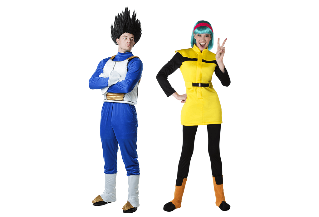 Vegeta and Bulma Couples Costumes Pose