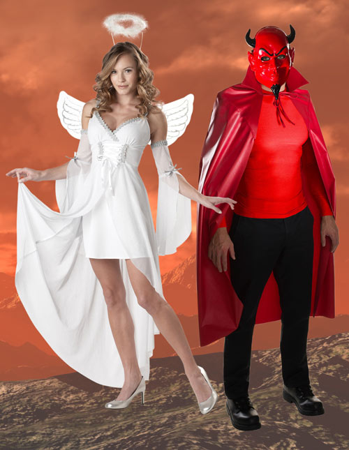 Angel Or Demon Furry Onesie Costume Adult Ubicaciondepersonascdmxgobmx 