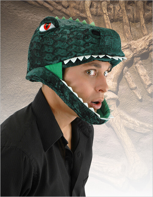 Padded T-Rex Hat