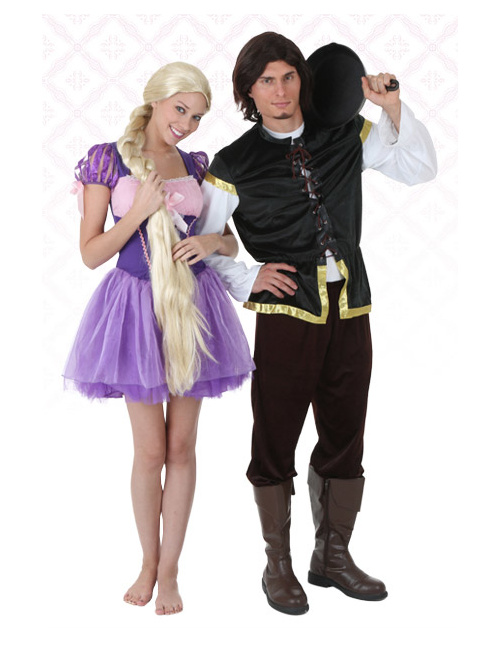 diy rapunzel and flynn rider costume