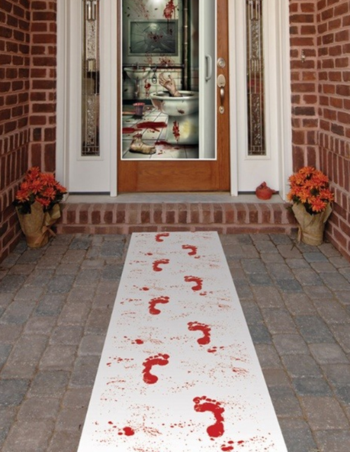 Bloody Footprints Doormat