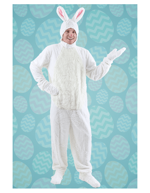 Adult White Bunny Costume