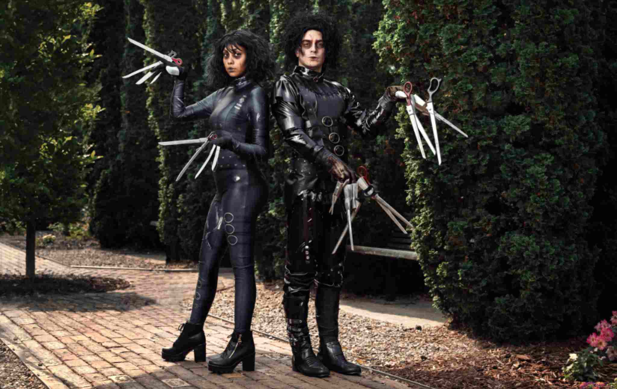 edward scissorhands couples costume
