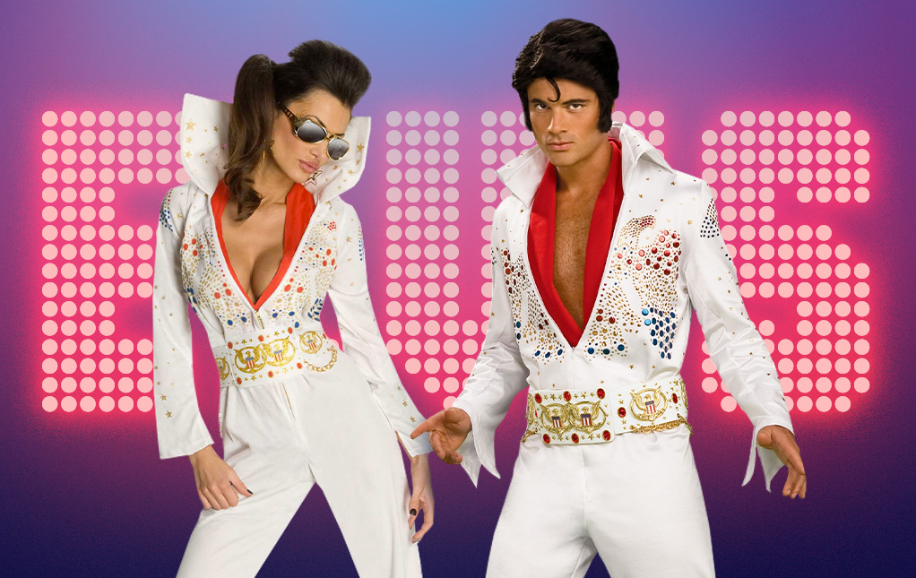 Elvis and Priscilla Presley Adult Costume - Snog The Frog