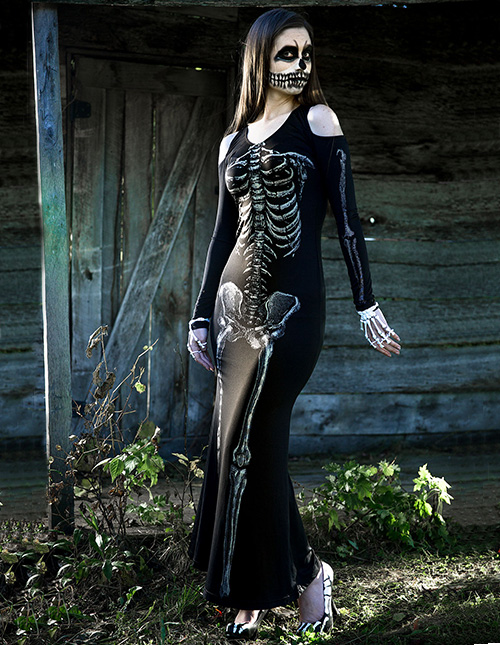 Exclusive Skeleton Costume for Women