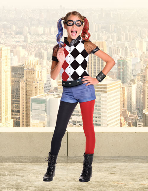 Harley Quinn Girl Costume