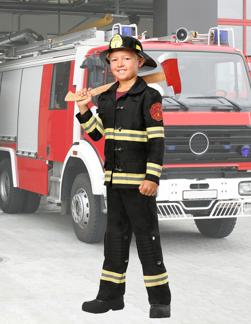 Mens Firefighter Costume Sexy Fireman Adults Fancy Dress Hen Night Stripper