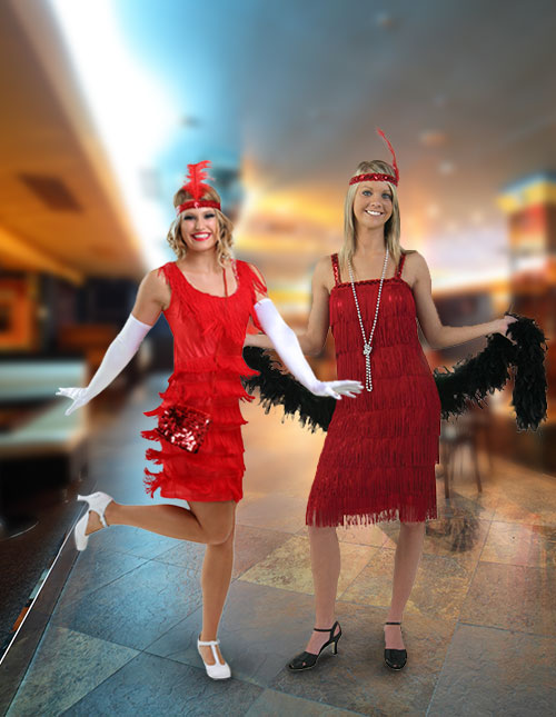 Red Flapper Costumes Red Flapper Costumes