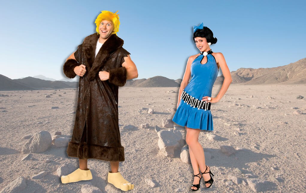 Barney and Betty Rubble Costumes