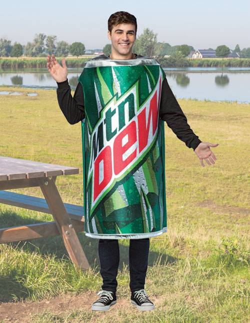 Adult Mountain Dew Inflatable Costume 