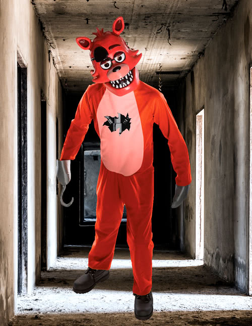 Five Nights At Freddy's Foxy Costume Top Child Large