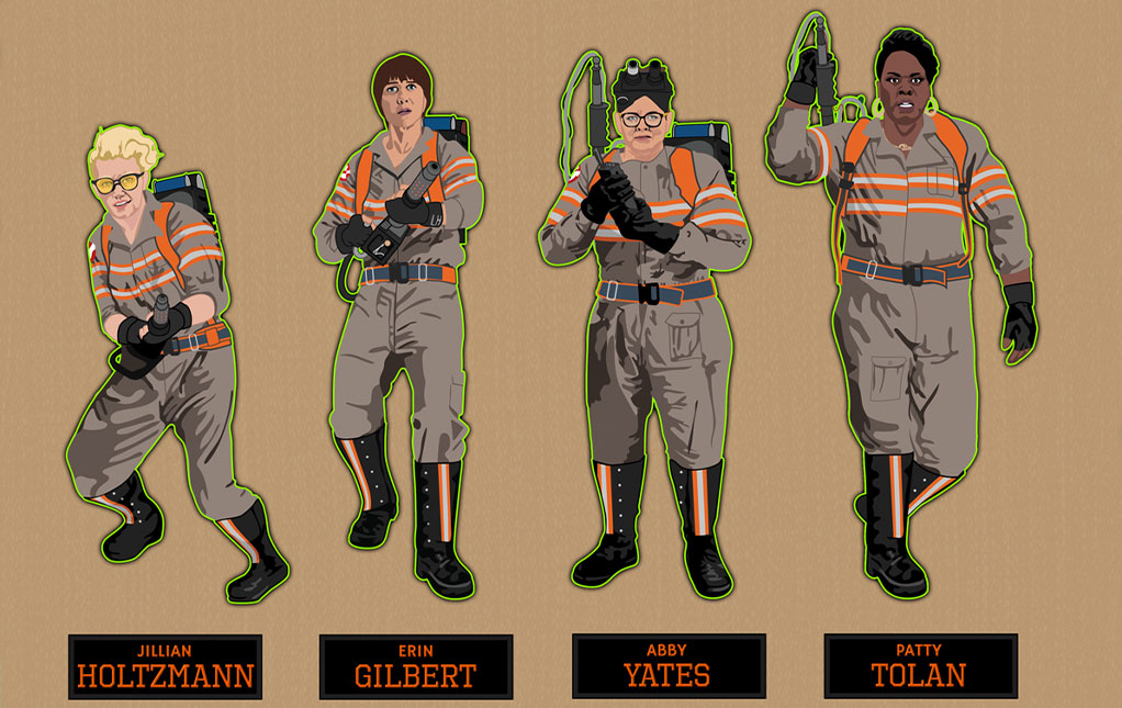 Ghostbusters 2016 Characters