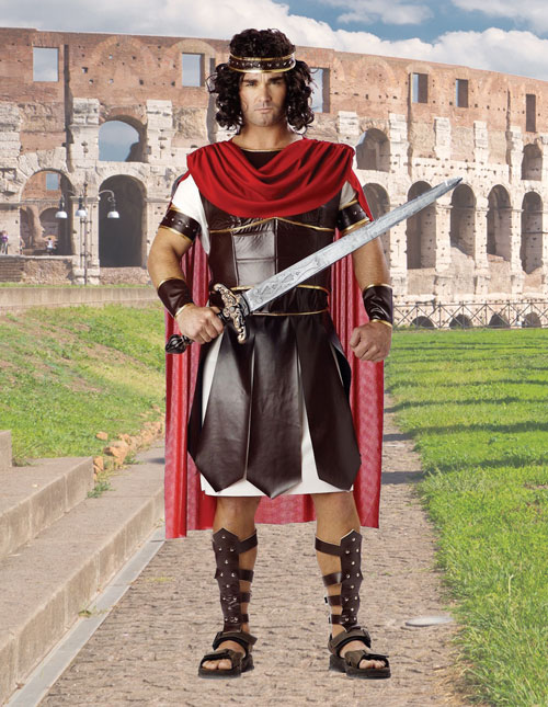 Roman soldier cheap costume homemade