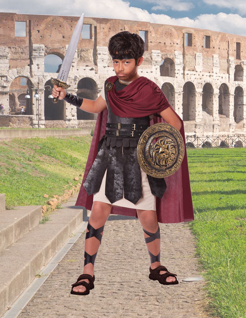 Gladiator Halloween Costumes for Adults & Kids