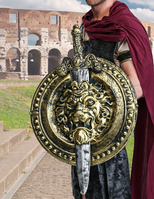 Gladiator Shield and Sword