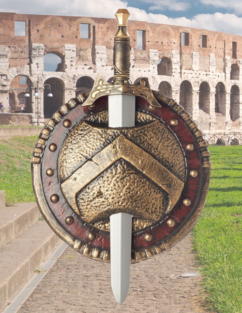 Spartan Shield and Sword