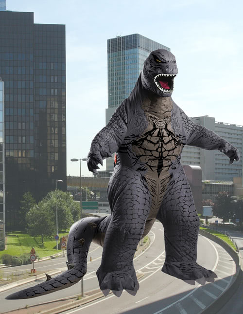 Godzilla Inflatable Costume Godzilla Inflatable Costume