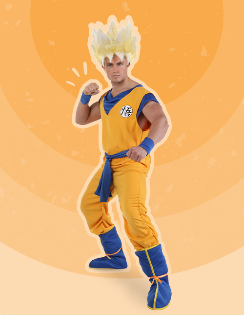 Adult Super Saiyan Goku Wig